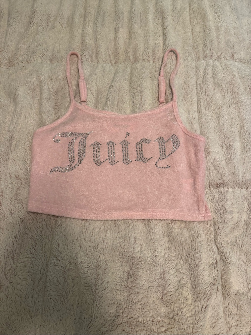 Juicy couture big bling cropped sleep tank